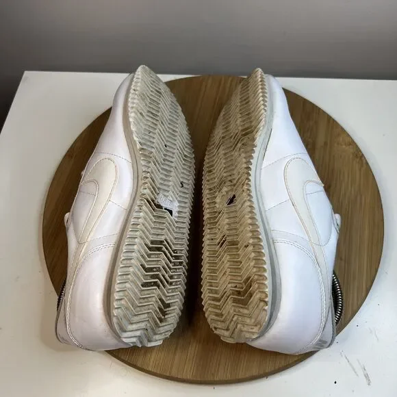 Nike Cortez 72 ‘08 Mens Size 7.5 White Leather Low Top Athletic Shoes 316418-113 - Picture 6 of 12